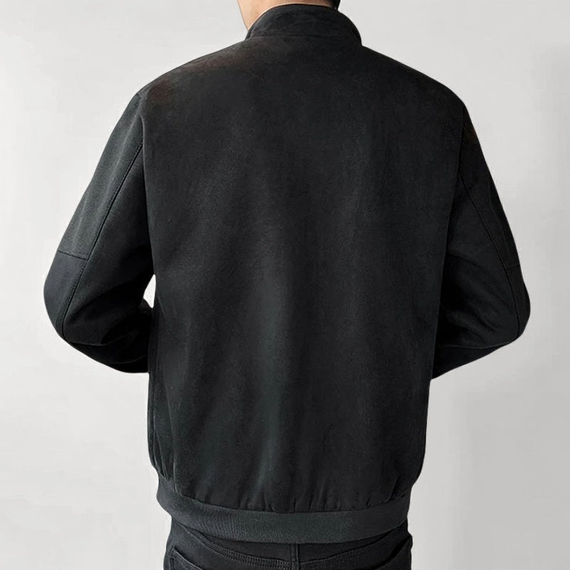 Manteau en Velours Suédé de Régent