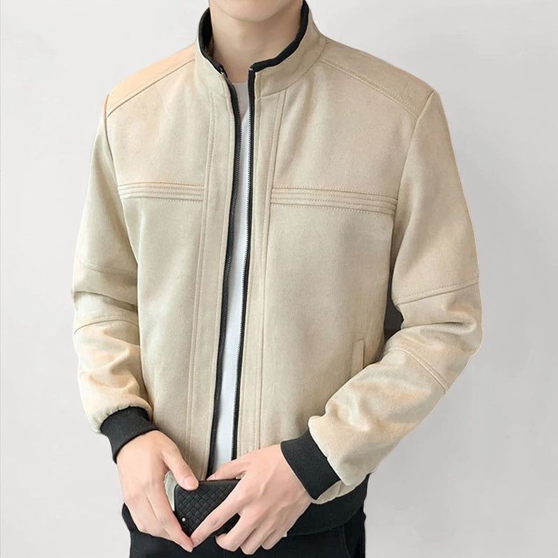 Manteau en Velours Suédé de Régent