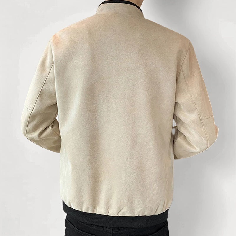 Manteau en Velours Suédé de Régent