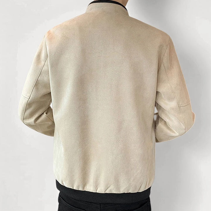 Manteau en Velours Suédé de Régent