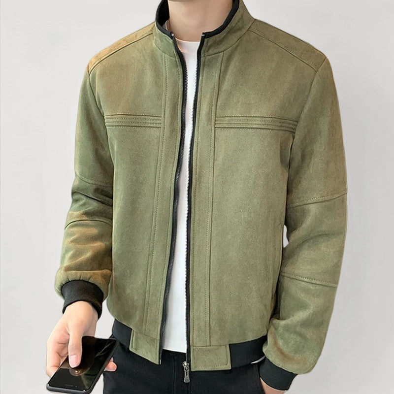 Manteau en Velours Suédé de Régent