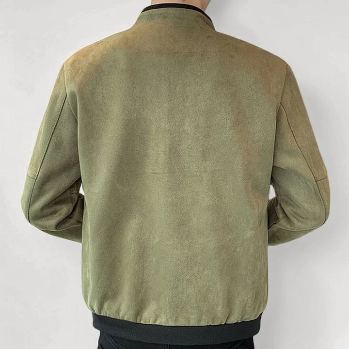 Manteau en Velours Suédé de Régent