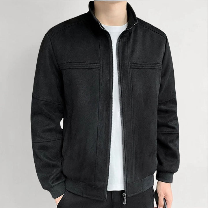 Manteau en Velours Suédé de Régent