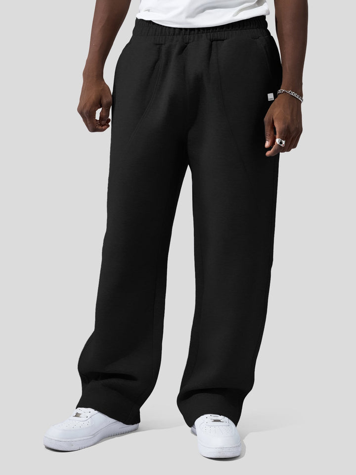 Pantalons amples à cordon de serrage CozySpacer - Design courbé automnal