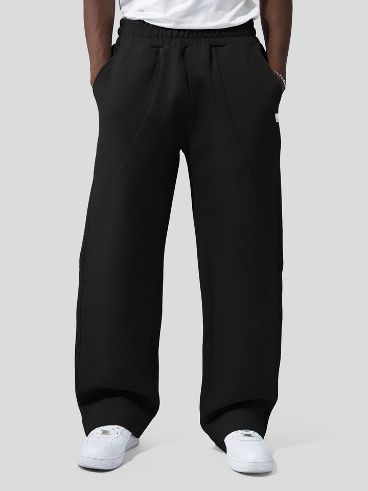 Pantalons amples à cordon de serrage CozySpacer - Design courbé automnal