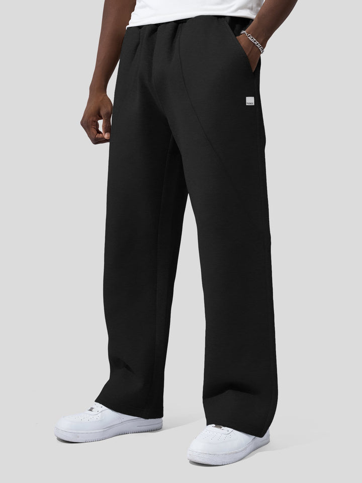 Pantalons amples à cordon de serrage CozySpacer - Design courbé automnal