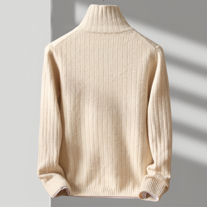 "Sebastian | Veste en laine mérinos tricotée" can be rewritten as "Veste tricotée en laine mérinos Sebastian".