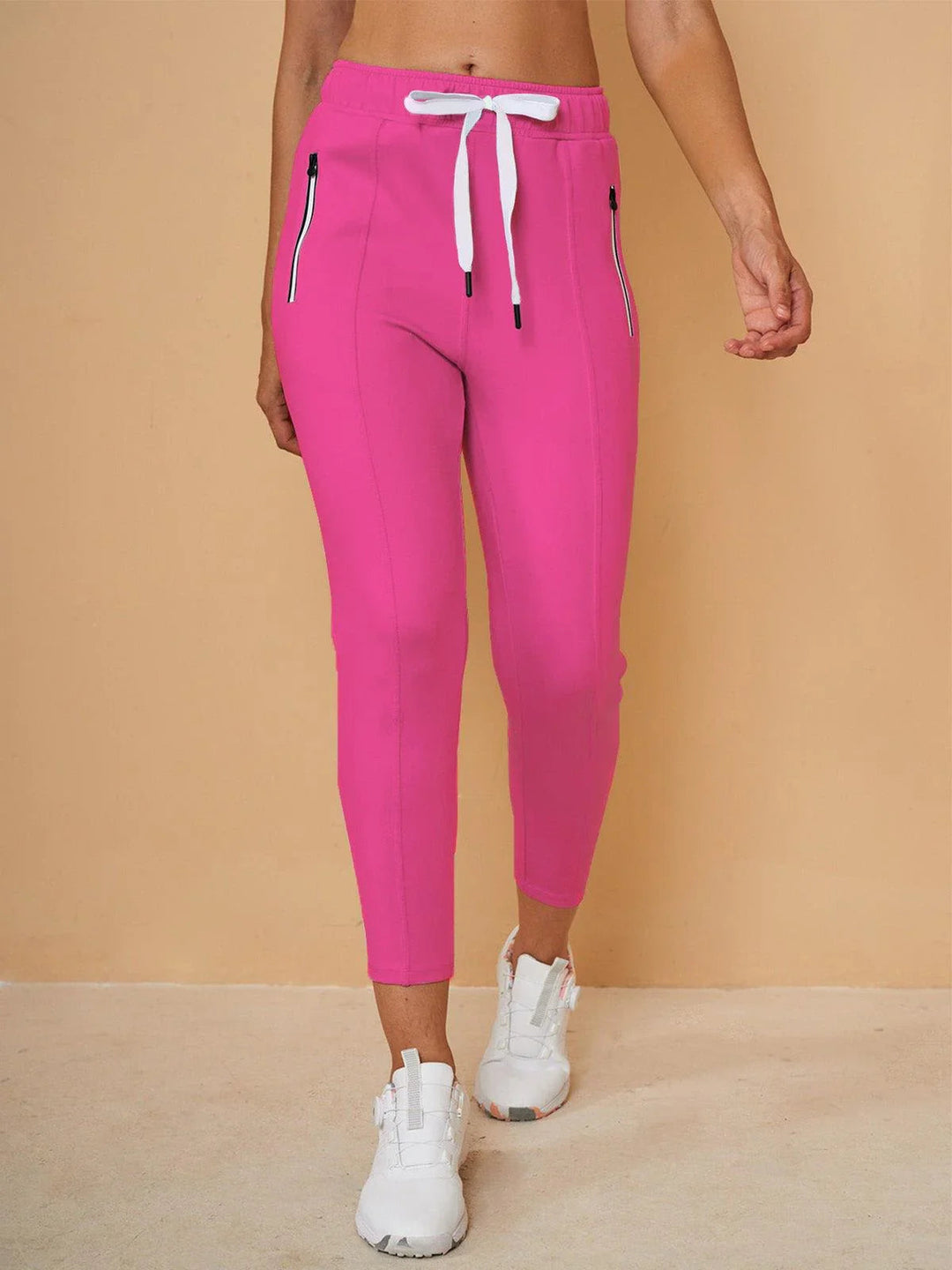 Pantalons de jogging Capri à taille élastique Plus Que Basique