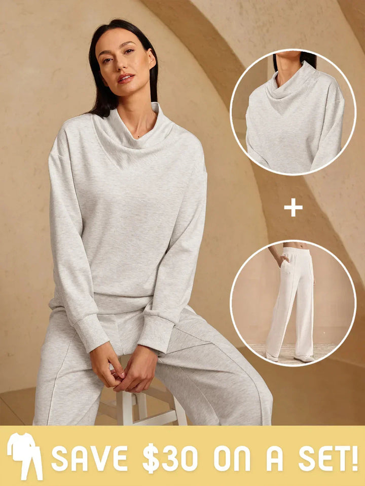 Pantalons larges UltraSoft Stretch avec cordon de serrage dissimulé