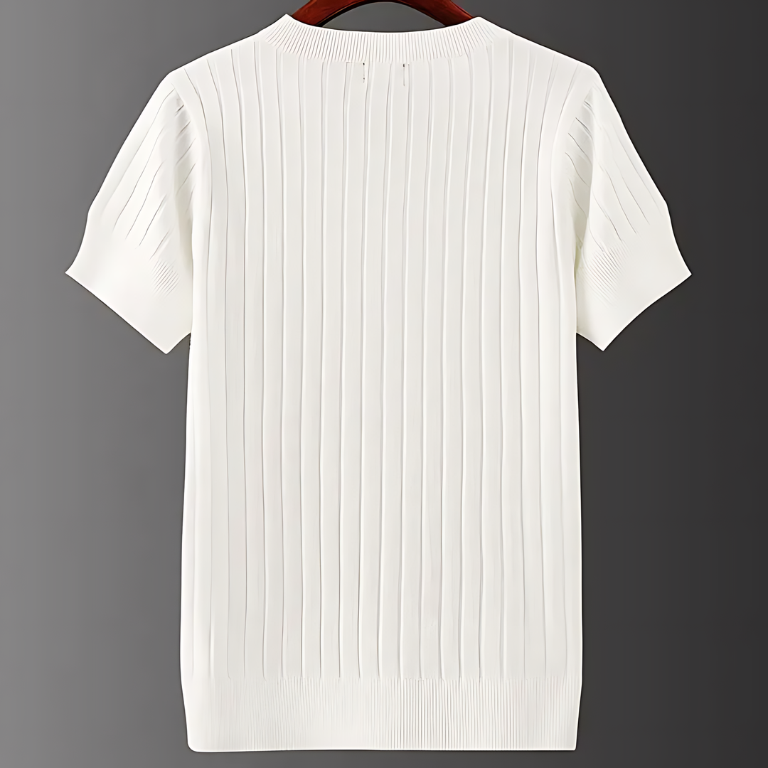 Chemise estivale à rayures classique et agréable