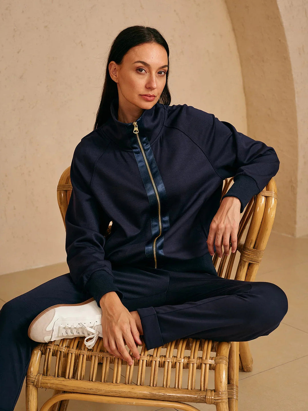 Pantalons Élastiques Ultra-Doux avec Cordon Caché aux Poignets