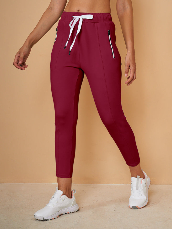 Plus que des pantalons de jogging capri avec cordon