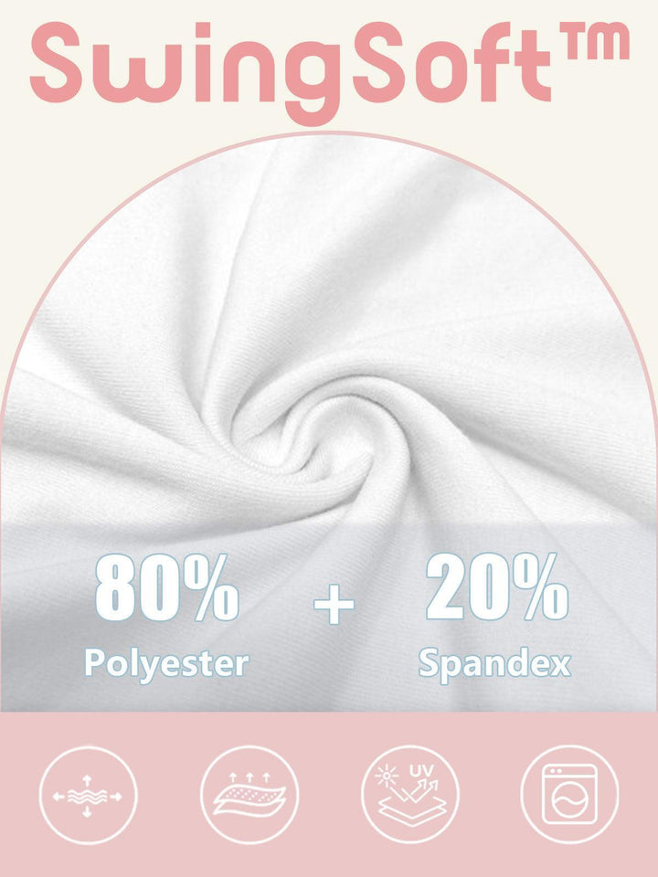 Jupe-Short Taille Haute 19 Pouces UPF50+