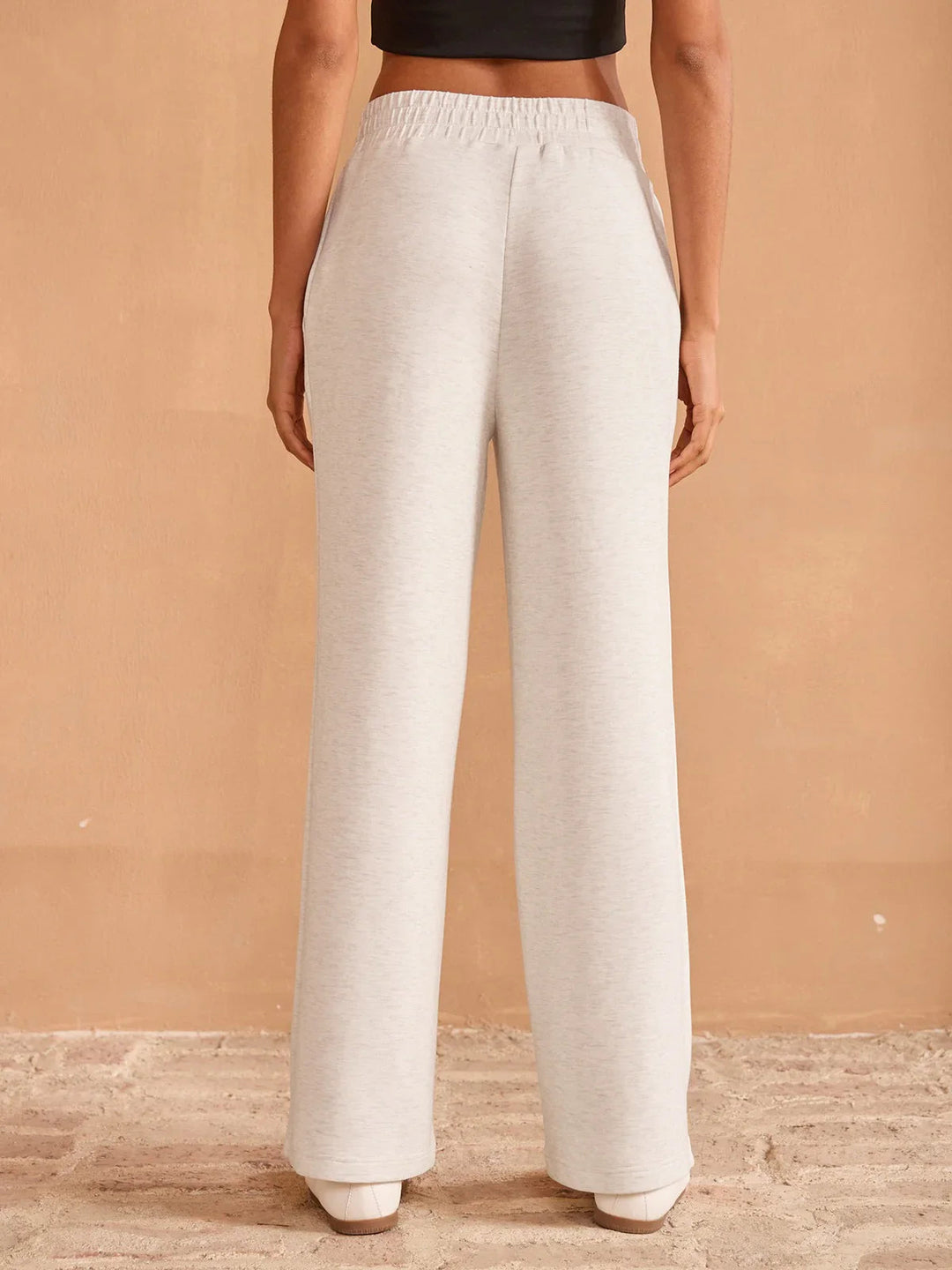 Pantalons larges UltraSoft Stretch avec cordon de serrage dissimulé