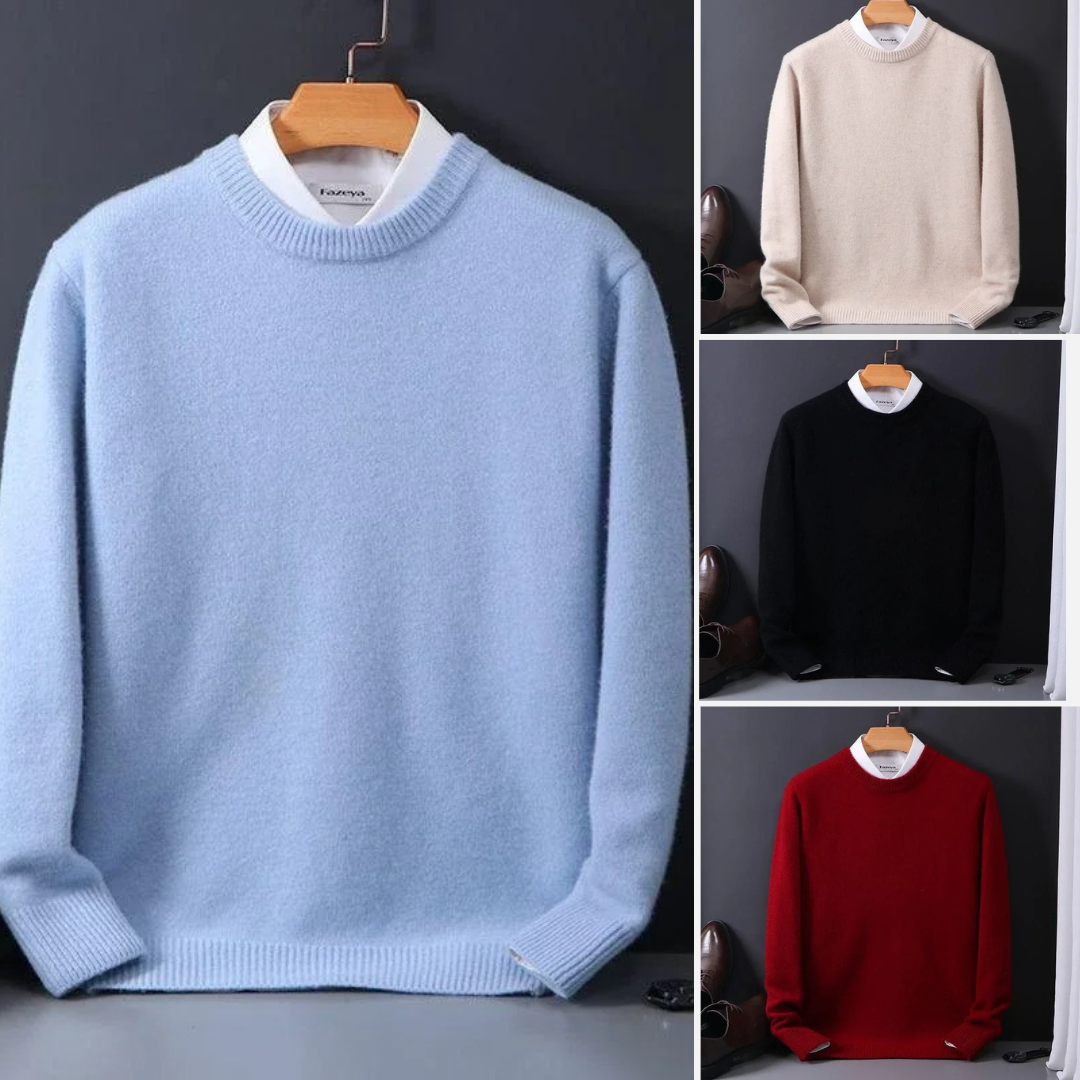 Giles Cashmere Crew Neck Jumper