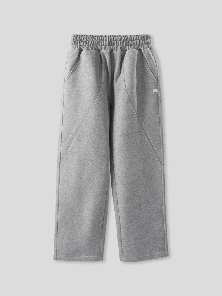 Pantalons amples à cordon de serrage CozySpacer - Design courbé automnal