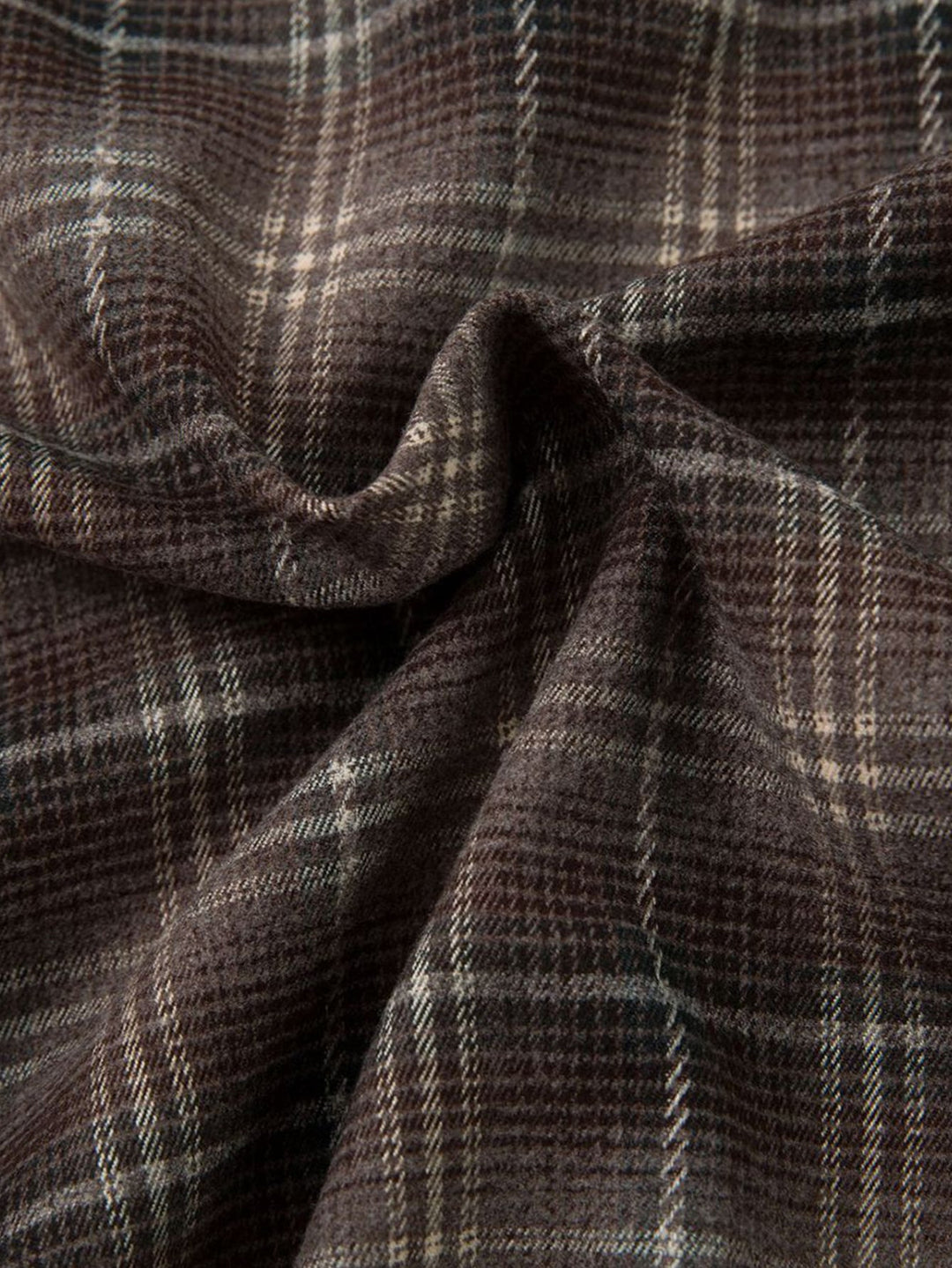 Chemise Oversize 2-en-1 à Carreaux et Look Usé