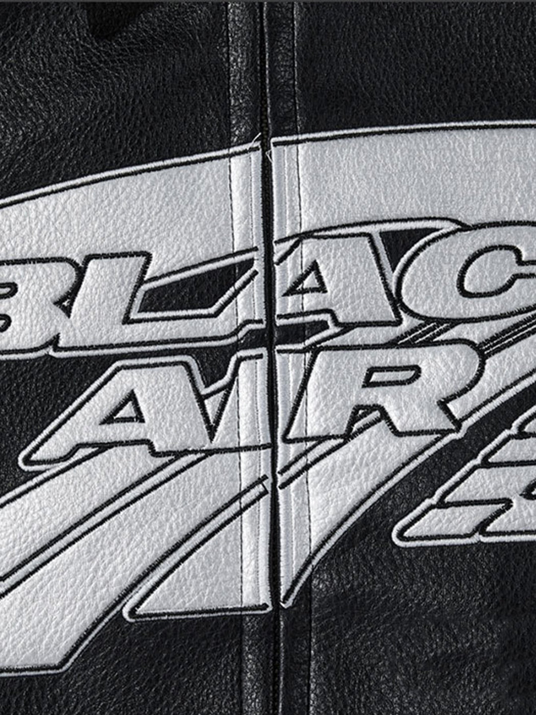 Veste en Cuir Noir Techwear Air