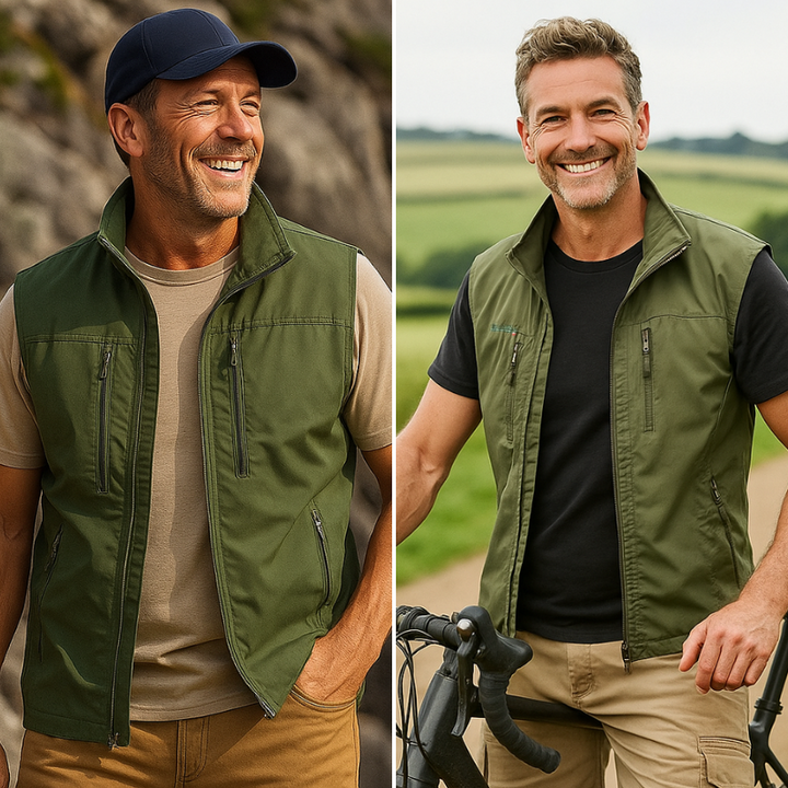 Vincent™ | Gilet cargo classique à multiples poches