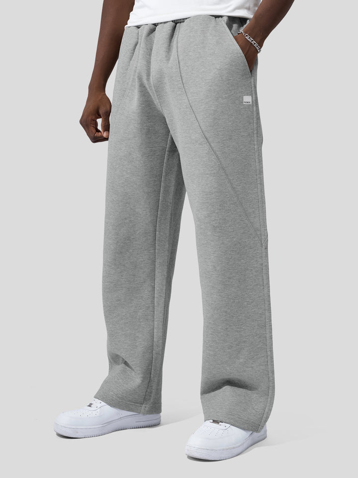 Pantalons amples à cordon de serrage CozySpacer - Design courbé automnal