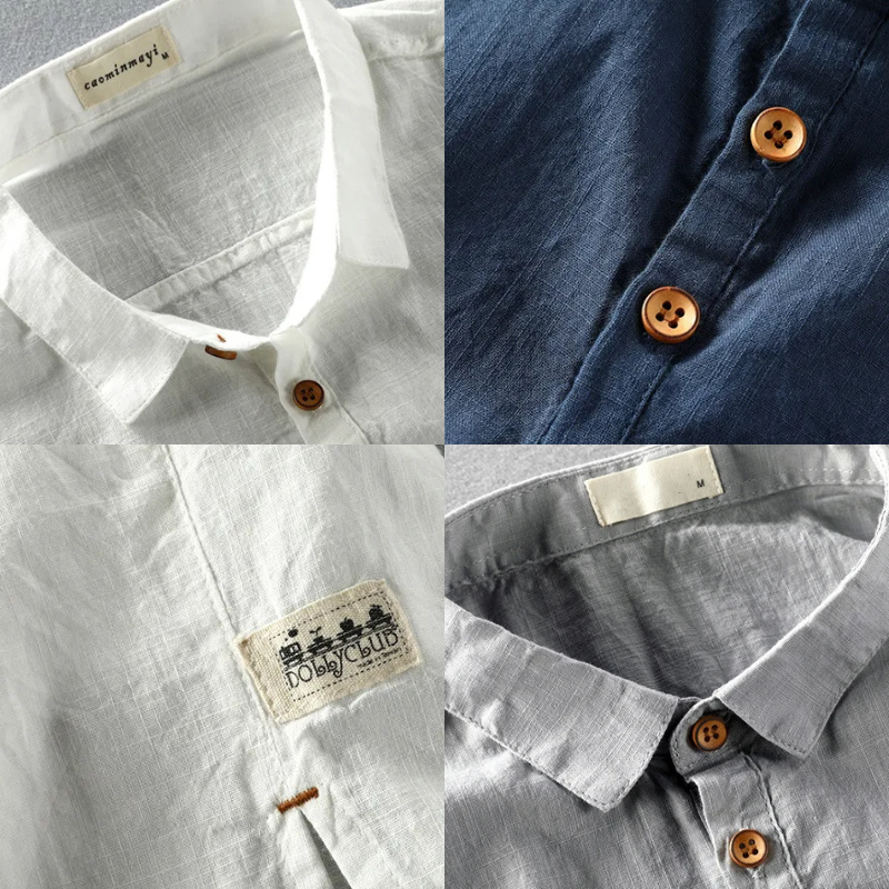 T-shirt en lin Camden" can be rewritten as "T-shirt en lin de la collection Camden.