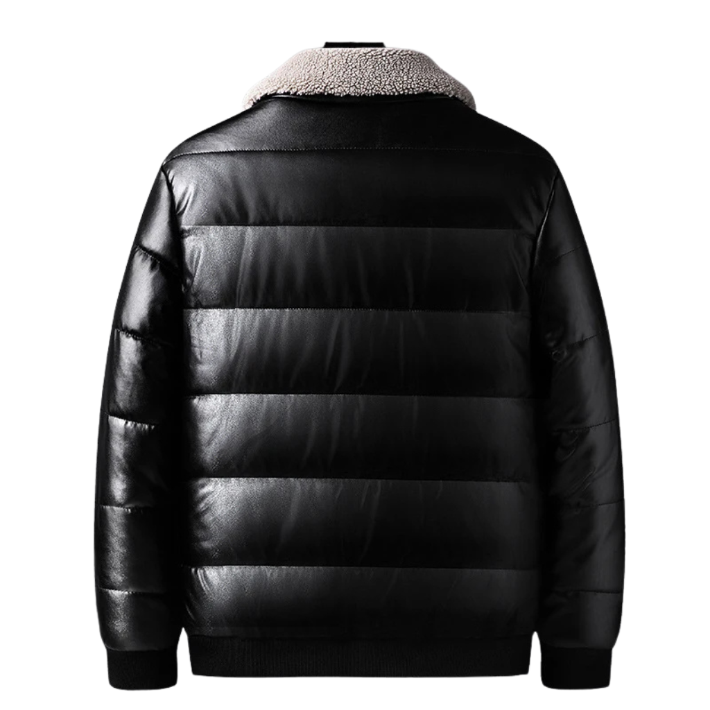 Veste Hybride en Cuir Thermique Avalon