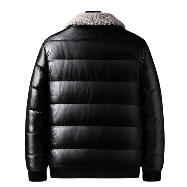 Veste Hybride en Cuir Thermique Avalon