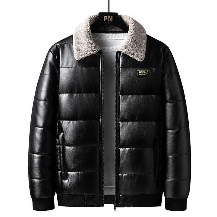 Veste Hybride en Cuir Thermique Avalon