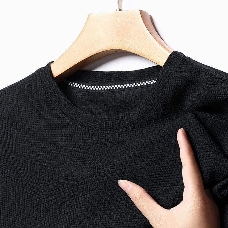 T-shirt en jersey gaufré pour hommes