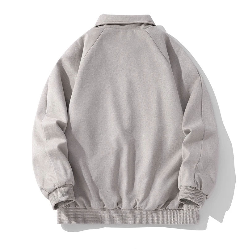 Veste en Similicuir Suédé pour Hommes