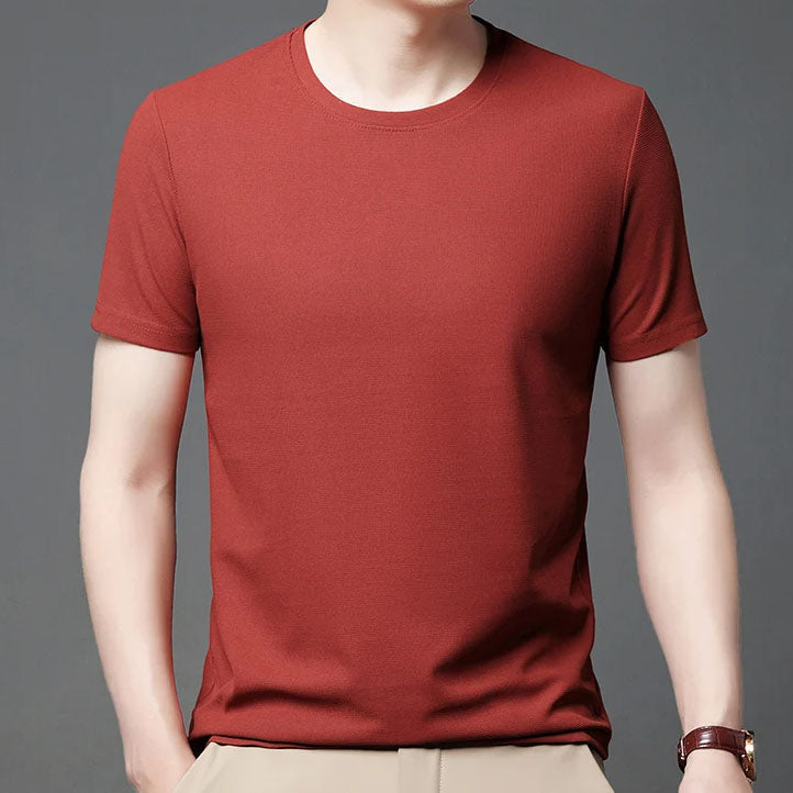 T-shirt en jersey gaufré pour hommes