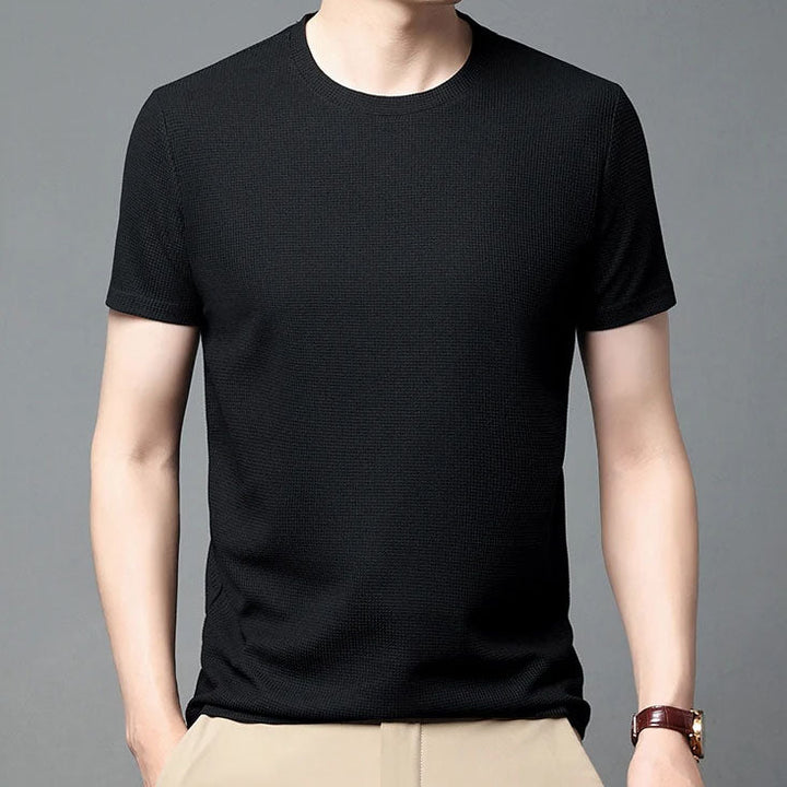T-shirt en jersey gaufré pour hommes