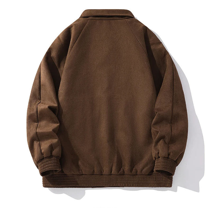 Veste en Similicuir Suédé pour Hommes