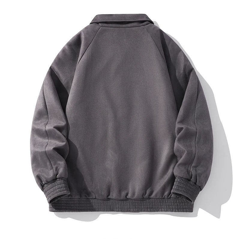 Veste en Similicuir Suédé pour Hommes