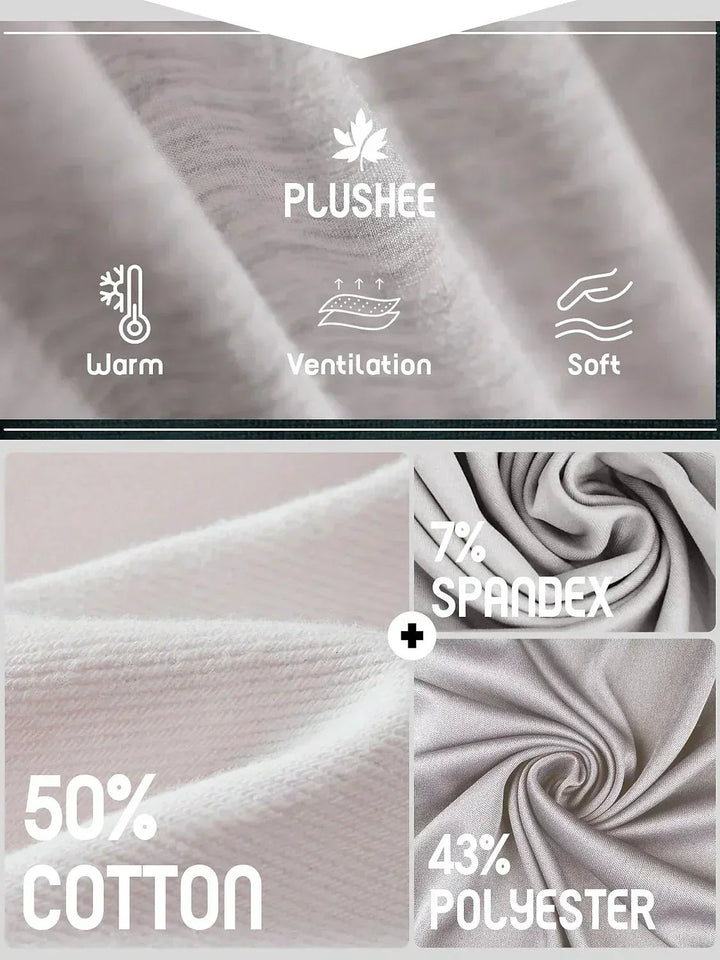 Pantalons Élastiques Ultra-Doux avec Cordon Caché aux Poignets