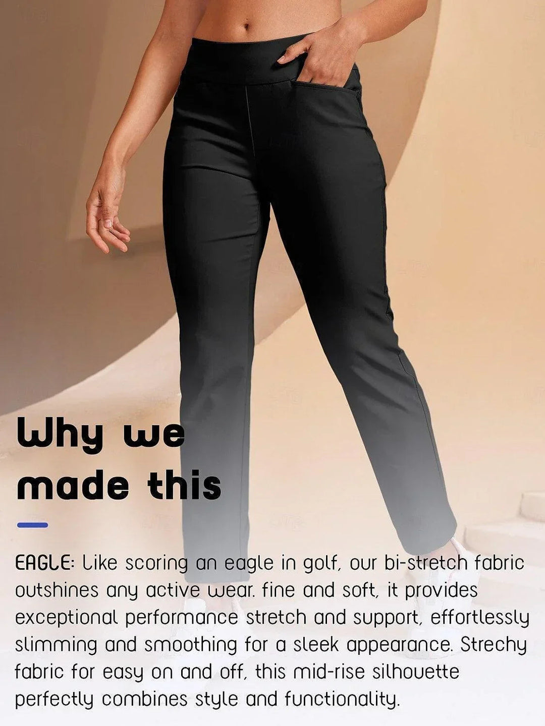 Pantalons de performance stretch EAGLE 28 pouces à la cheville