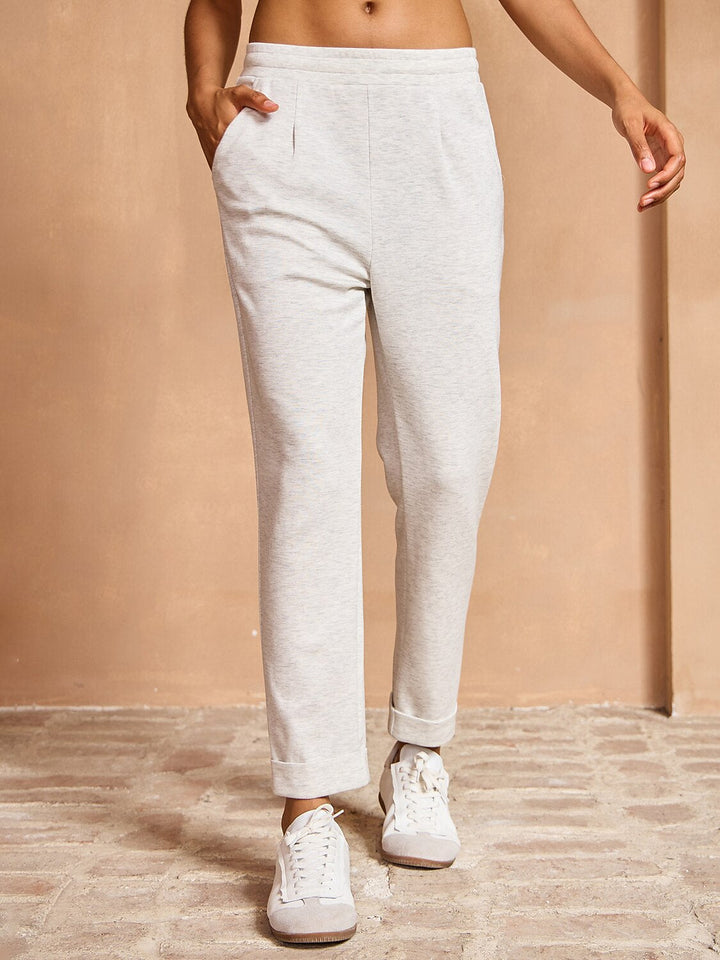 Pantalons à Cuffs Discrets avec Cords Ultra-Doux