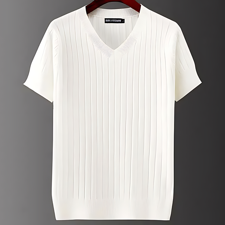 Chemise estivale à rayures classique et agréable