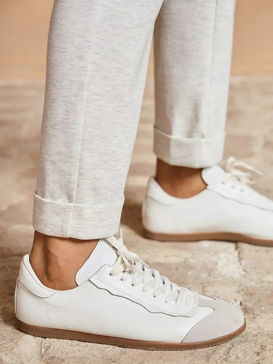 Pantalons Élastiques Ultra-Doux avec Cordon Caché aux Poignets